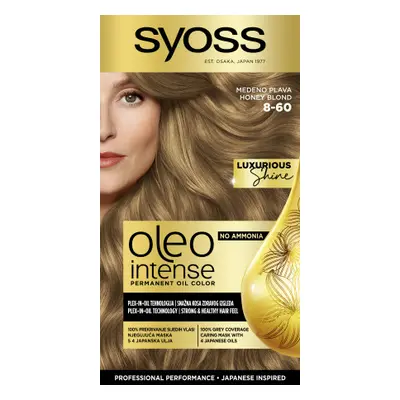 Syoss -tartós olajfesték-Oleo Intense Permanent Oil Color - 8-60 Honey Blond