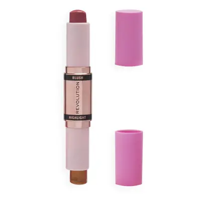 Revolution Blush & Highlight Stick - Flushing Pink