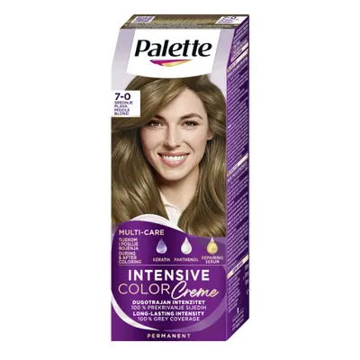 Schwarzkopf Palette hajfesték - Intensive Color Creme - 7-0 Middle Blond