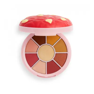 I Heart Revolution szemhéjpúder paletta Red Velvet Cookie Eyeshadow Palette