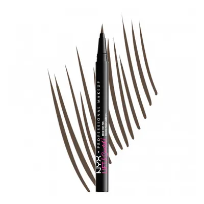 NYX Professional Makeup - szemöldök tus - Lift & Snatch! Brow Tint Pen - 06 Ash Brown (LAS06)