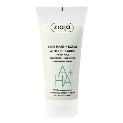 Ziaja- Arcmaszk és Scrub gyümölcssavakkal-Face Mask & Scrub With Fruit Acids