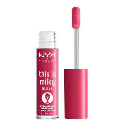 NYX Professional Makeup This Is Milky Gloss - Strawberry Horchata (TIMG10) - szájfény