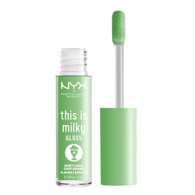 NYX Professional Makeup This Is Milky Gloss - Mint Choc Chip Shake (TIMG15) - szájfény