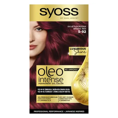 Syoss-tartós olajfesték- Oleo Intense Permanent Oil Color - 5-92 Bright Red