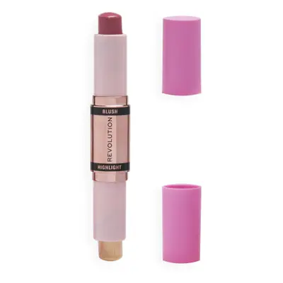 Revolution Blush & Highlight Stick - Mauve Glow