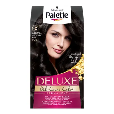 Schwarzkopf Palette hajfesték - Deluxe - 1-0 Deep Natural Black