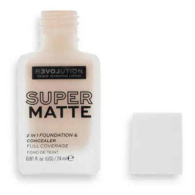 Relove by Revolution Supermatte Foundation - F4 - alapozó