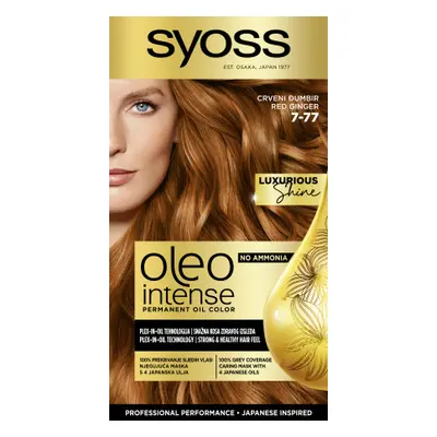 Syoss-tartós olajfesték-Oleo Intense Permanent Oil Color - 7-77 Red Ginger