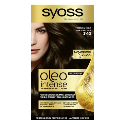 Syoss-tartós olajfesték- Oleo Intense Permanent Oil Color - 3-10 Deep Brown