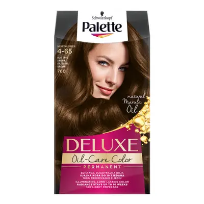 Schwarzkopf Palette hajfesték - Deluxe - 4-65 Dazzling Brown