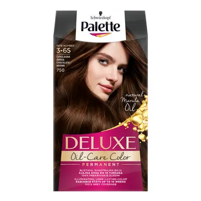 Schwarzkopf Palette hajfesték - Deluxe - 3-65 Chocolate Brown