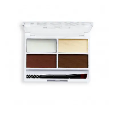 Relove by Revolution Colour Cult Brow Palette - Dark - szemhéjpúder paletta