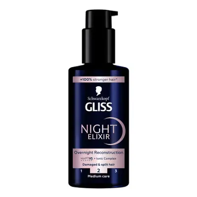 Schwarzkopf Gliss hajszérum - Split Ends Miracle Night Elixir