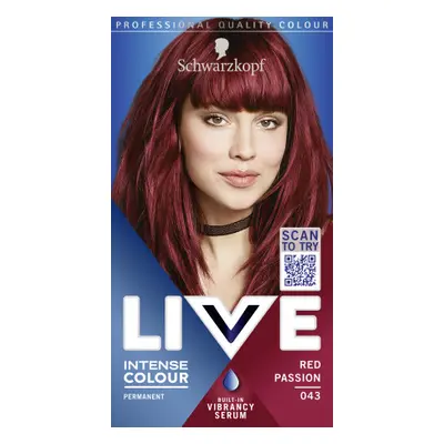 Schwarzkopf hajfesték - Live Intense Colour - 043 Red Passion