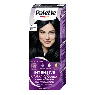 Schwarzkopf Palette hajfesték - Intensive Color Creme - 1-1 Blue Black