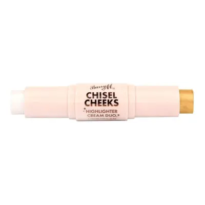 Barry M fehér/sápadt Chisel Cheeks Highlighter Cream Duo - 1 White/Pale God