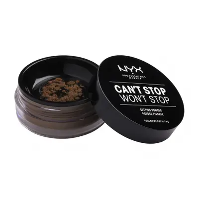 NYX Professional Makeup Can't Stop Won't Stop Setting Powder fixáló púder - Deep