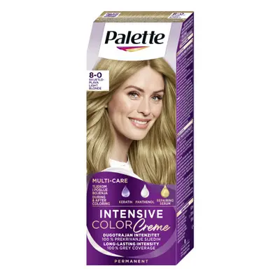 Schwarzkopf Palette hajfesték - Intensive Color Creme - 8-0 Light Blonde