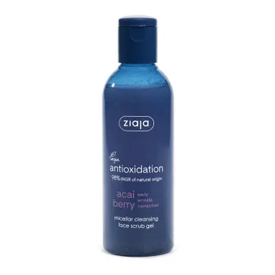 Ziaja Acai Berry Micellar Face Cleansing Scrub Gel micellás bőrradíros tisztító gél