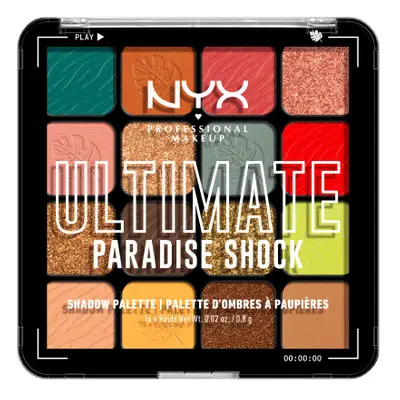 NYX Professional Makeup Ultimate Shadow Palette - Tropic Shock (USPR02W) - szemhéjp