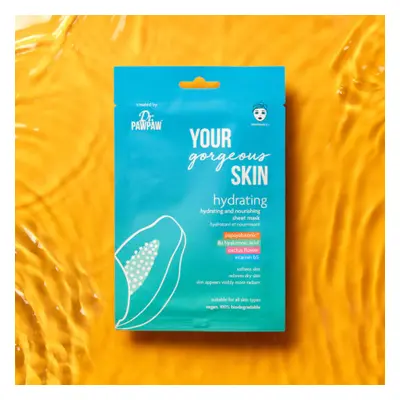 Dr. PAWPAW YOUR Gorgeous SKIN Hydrating Sheet Mask fátyolmaszk