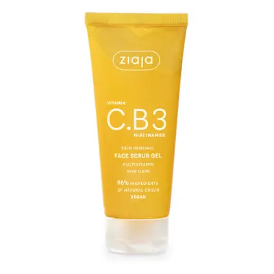 Ziaja arcradír gél Vitamin C.B3 Niacinamide Face Scrub Gel