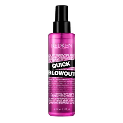 Redken NYC Quick Blowout Spray hővédő spray hajsütővassal és hajvasalóval kezelt hajra a gyorsab