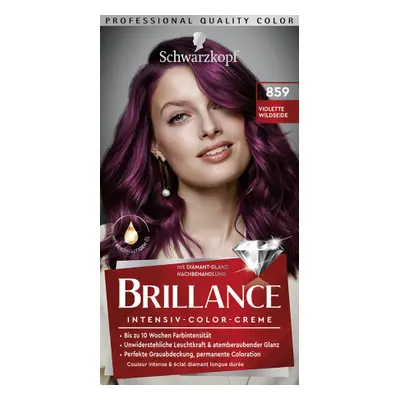 Schwarzkopf Brillance hajfesték - Intensive Color Cream - 859 Silky Purple