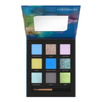 CATRICE szemhéjpúder paletta Colour Blast Eyeshadow Palette - 20 Blue Meets Lime