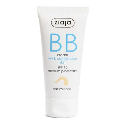 Ziaja BB krém - BB Cream For Oily & Combination Skin - Natural Tone