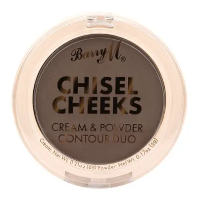 Barry M sötét Chisel Cheeks Cream & Powder Contour Duo - Dark