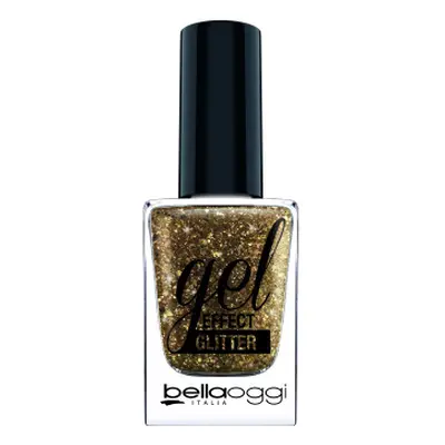 bellaoggi Gel Effect Glitter Nail Polish - Funky Gold