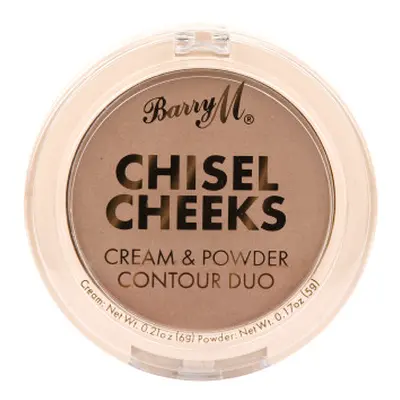 Barry M sötét Chisel Cheeks Cream & Powder Contour Duo - Light