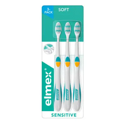 elmex Fogkefe 3 csomag Sensitive Professional Extra Soft Toothbrush 3 Pack