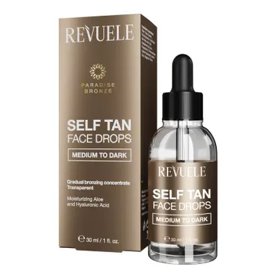 Revuele önbarnító - Self Tan Face Drops - Medium To Dark