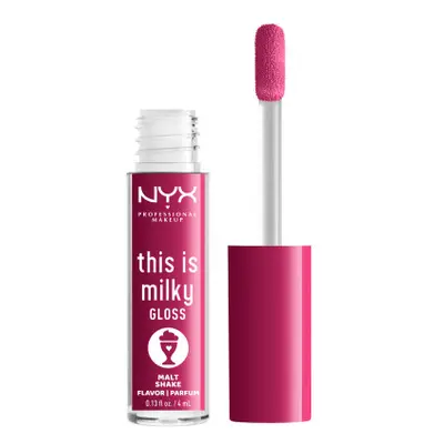 NYX Professional Makeup This Is Milky Gloss - Malt Shake (TIMG12) - szájfény