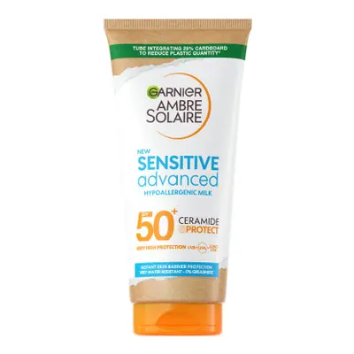 Garnier Ambre Solaire Sensitive Milk SPF50 napozótej érzékeny bőrre