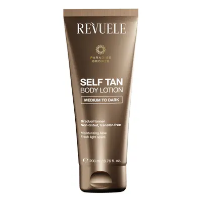 Revuele testápoló - Self Tan Body Lotion - Medium To Dark