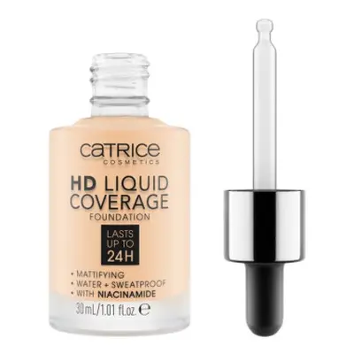 CATRICE HD Liquid Coverage folyékony alapozó - 002 Porcelain Beige