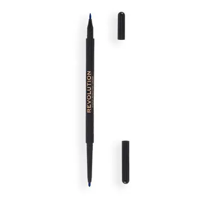 Revolution Felt & Kohl Eyeliner - Blue - szemceruza