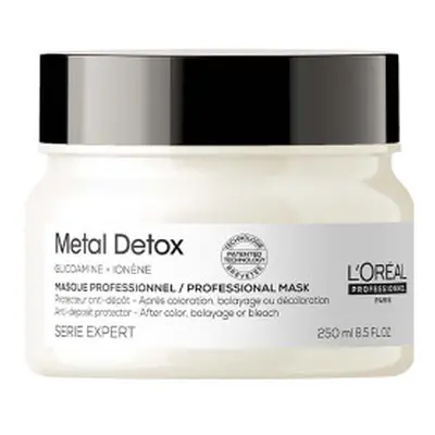 L'Oréal Professionnel Paris Serie Expert Metal Detox Mask mélyen tápláló maszk a festett és káro