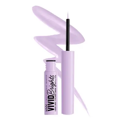 NYX Professional Makeup Vivid Brights Colored Liquid Eyeliner - Lilac Link (VBLL07) - folyékony 