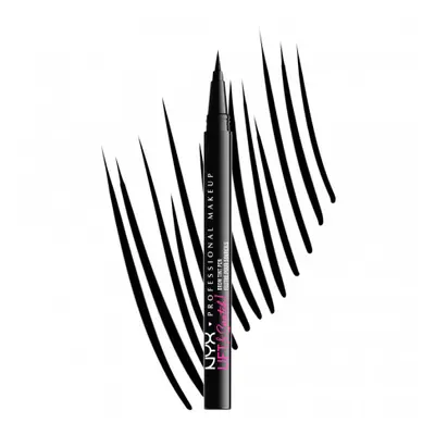 NYX Professional Makeup - szemöldök tus - Lift & Snatch! Brow Tint Pen - 10 Black (LAS10)