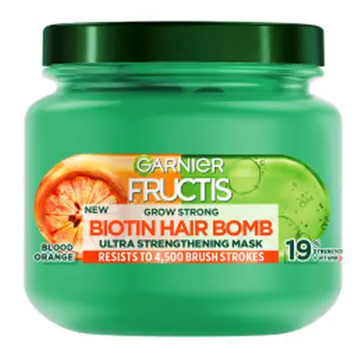 Garnier Fructis Grow Strong Biotin Hair Bomb Mask hajpakolás