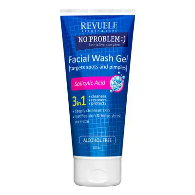 Revuele No Problem Washing Gel Anti-Acne & Pimples With Salicylic Аcid Pattanáskezelő Gél szalic