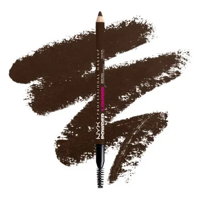 NYX Professional Makeup Powder Louder Brow Pencil - Deep Brown​