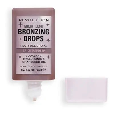 Revolution Bright Light Bronzing Drops Deep Bronze - Spice