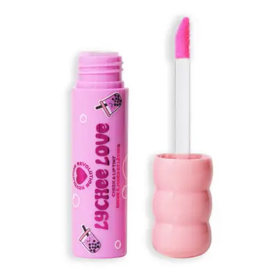 I Heart Revolution Bubble Tea Milky Blush + Lip Tint - Lychee Love Pink