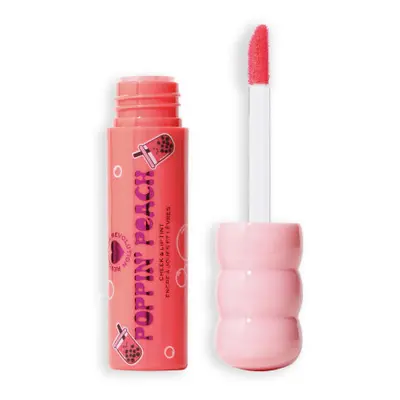 I Heart Revolution Bubble Tea Milky Blush + Lip Tint - Poppin' Peach